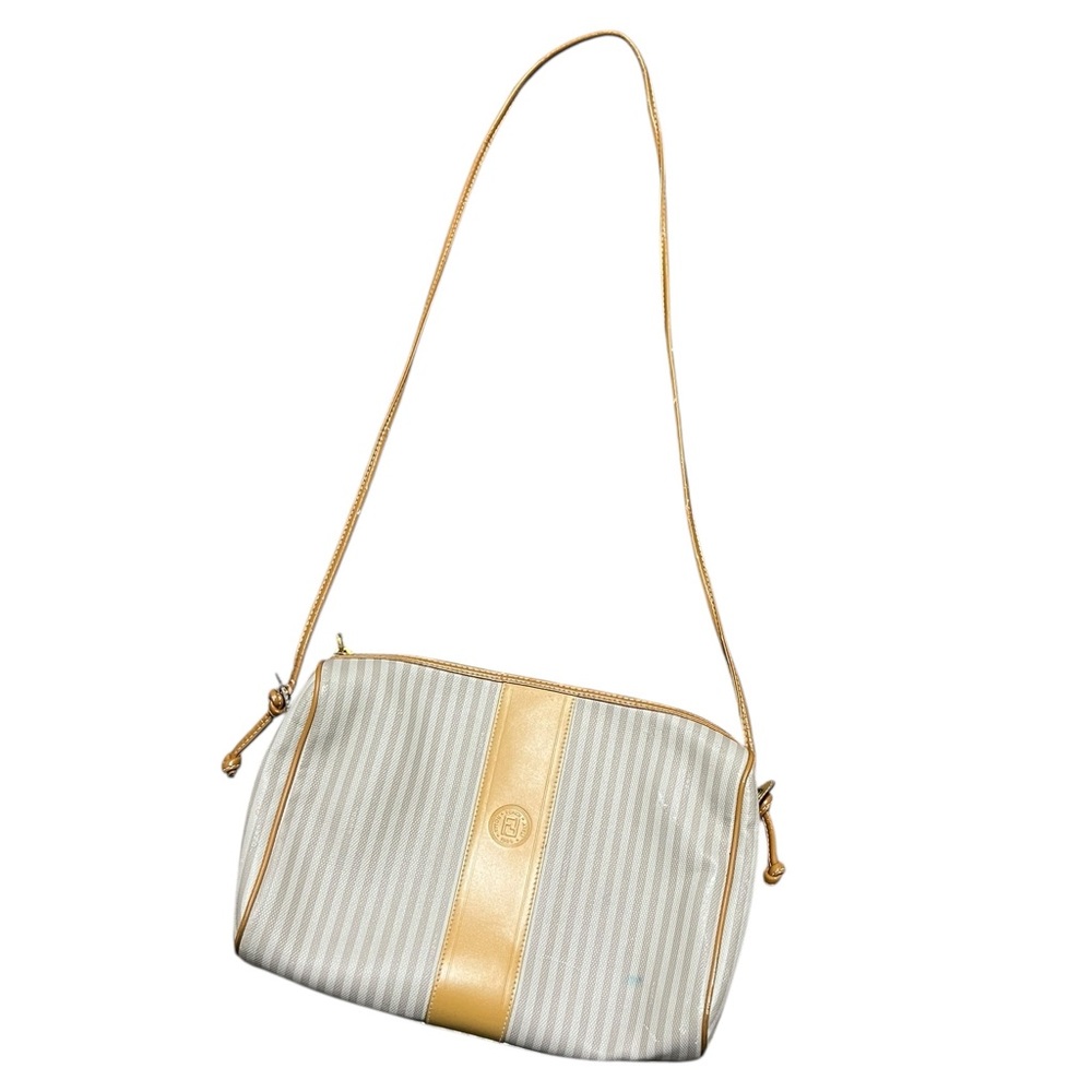 Vintage Fendi Striped Crossbody Bag